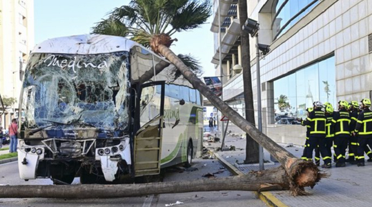 Trei morţi şi un rănit, pe un trotuar, în Spania, loviţi de un autobuz scăpat de sub control, la Cadiz. Autobuzul ar fi avut probleme cu frânele, scrie presa spaniolă