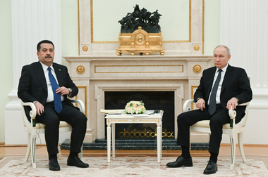 Războiul dintre Hamas şi Israel arată ”eşecul” SUA în Orientul Mijlociu, îi spune Putin, la Kremlin, premierului irakian Mohammed Shia al-Sudani. El consideră ”necesară” crearea unui stat palestinian
