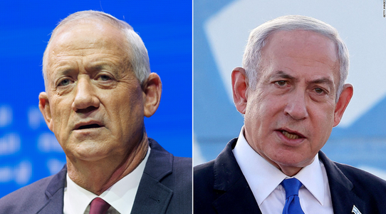 Netanyahu şi Gantz anunţă formarea unui Guvernm de urgenţă şi a unui Cabinet de război