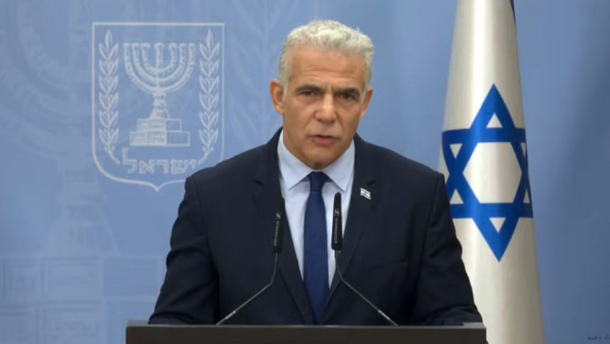 Liderul opoziţiei israeliene Yair Lapid anunţă că nu intră în ”Guvernul de urgenţă” al lui Netanyahu şi rivalului său Gantz şi acuză Executivul de ”eşecul de neiertat” de sâmbătă