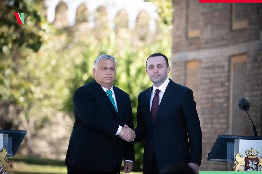 "Nu este uşor să fii creştin în Europa", îi spune Viktor Orban premierului georgian / El consideră că Moldova şi Ucraina sunt mult inferioare Georgiei în ceea ce priveşte dezvoltarea, deşi au primit statutul de candidate la UE