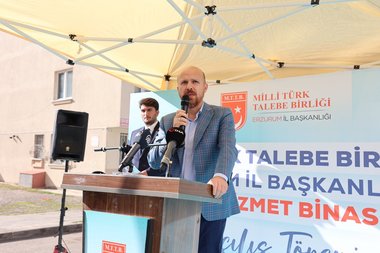 Fiul preşedintelui turc Erdogan se alătură unui marş pro-palestinian la Istanbul - FOTO
