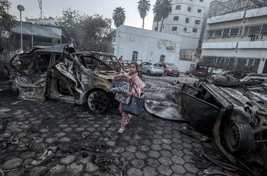 Israelul difuzează o înregistrare video şi una audio care ar dovedi, susţine armata israeliană, vina Jihadului Islamic în explozia de la Spitalul arab al-Ahli din oraşul Gaza
