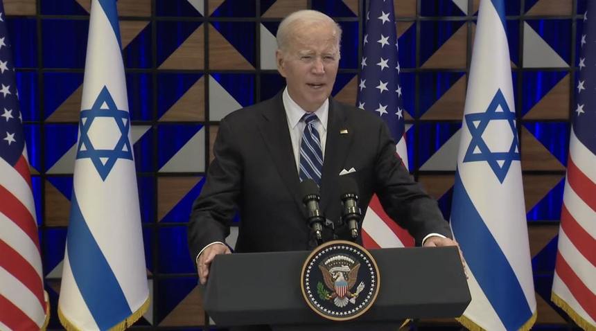 Biden avertizează Israelul să nu facă aceleaşi greşeli pe care le-au făcut SUA după 11 septembrie 2001