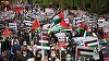 Aproximativ 100.000 de oameni s-au alăturat sâmbătă unei demonstraţii pro-palestiniene din centrul Londrei