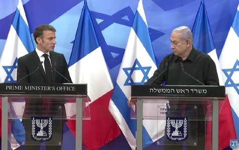 Lupta împotriva Hamas "trebuie să fie nemiloasă, dar nu lipsită de reguli", afirmă Macron la întâlnirea cu Netanyahu. Preşedintele francez propune coaliţiei internaţionale împotriva terorismului ISIS să lupte şi împotriva Hamas