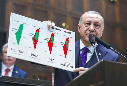 Erdogan cere Israelului ”să înceteze imediat această nebunie” şi să oprească atacurile în Fâşia Gaza şi îi cheamă pe turci la o manifestaţie AKP de susţinere a palestinienilor la Istanbul
