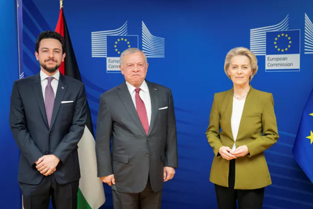 Uniunea Europeană acordă Iordaniei un ajutor în valoare de peste 900 de milioane de euro, în urma unei întâlniri între Ursula von der Leyen şi regele Abdallah al II-lea