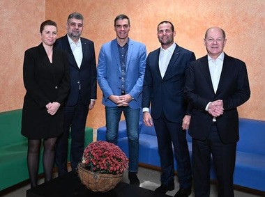 Pedro Sanchez, reuniune la Málaga cu premierii Danemarcei, Maltei, României şi cancelarul Germaniei: Acum, mai mult ca niciodată, Europa are nevoie de mai multă unitate - VIDEO