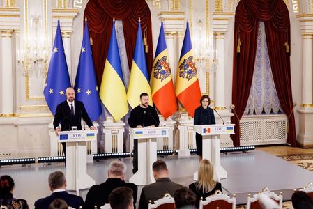 „Putin ar avea drept de veto în Moldova”, spune Maia Sandu, aflată la Kiev, despre o eventuală condiţionare a aderării la UE de rezolvarea conflictului transnistrean