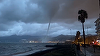 Trombă marină impresionantă în regiunea italiană Salerno, în apropiere de Napoli