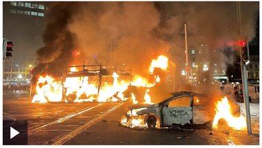 Violenţe la Dublin, fără precedent de câteva decenii. Premierul spune că sunt o ruşine pentru Irlanda şi promite legi mai dure împotriva incitării la ură - VIDEO