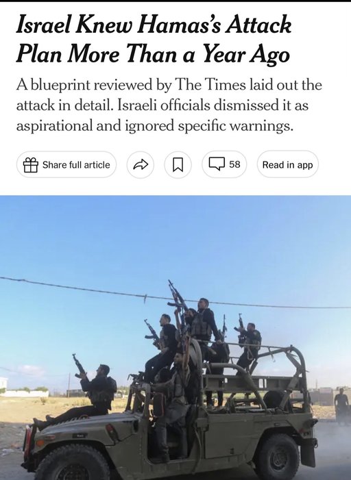 Israelul aflase de planurile Hamas cu un an înainte, potrivit The New York Times