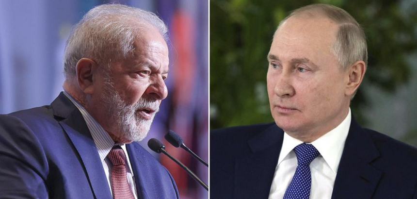 Preşedintele Lula îl invită pe Putin în Brazilia, dar spune că justiţia este cea care decide dacă îl arestează sau nu pentru crime de război