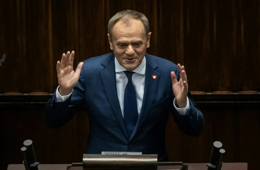 Noul premier-ales polonez Donald Tusk îndeamnă, în discursul de politică generală, la o Uniune Europeană puternică şi la ajutarea Ucrainei