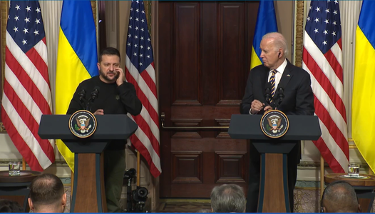 Zelenski, la Casa Albă, după întâlnirea cu Biden: Tot ce am discutat astăzi ne va ajuta în 2024