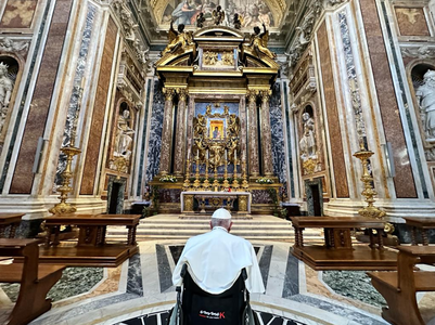 Papa Francisc anunţă că vrea să fie înmormântat în Bazilica Santa Maria Maggiore, la Roma, şi nu în Bazilica Sfântul Petru de la Vatican