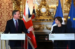 David Cameron şi Catherine Colonna dau asigurări Kievului, de la Paris, de susţinerea britanică şi franceză ”atât timp cât este necesar”. ”Putin va pierde şi este esenţial să piardă”