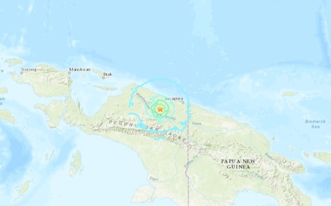 Un cutremur cu magnitudinea 6,3 a lovit provincia Papua din Indonezia