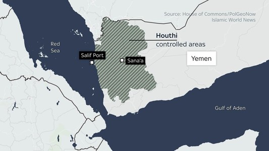 Forţele americane şi britanice au efectuat atacuri aeriene împotriva rebelilor Houthi din Yemen