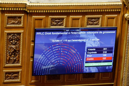 Proiectul legii garantării avortului prin modificarea Constituţiei în Franţa, trece de prima undă verde a Comisiei Legislative