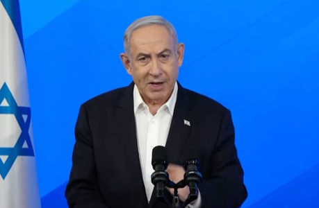 Netanyahu afirmă că un control de securitate total al Israelului asupra întregului teritoriu de la vest de Iordan ”contravine unui stat palestinian”