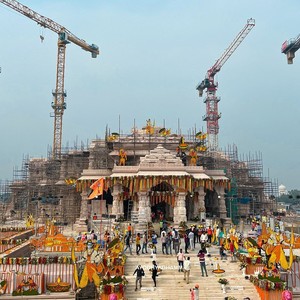 Un spectacol religios va marca deschiderea templului zeului Rama de către premierul indian Modi