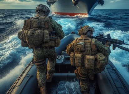 Marina americană a declarat decedaţi doi puşcaşi dispăruţi în Golful Aden