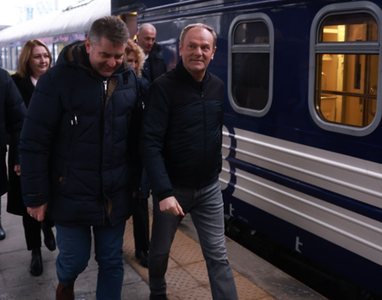 Donald Tusk, prima sa vizită în calitate de premier la Kiev