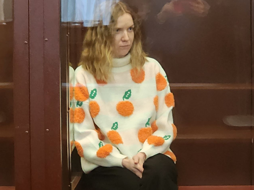 Daria Trepova, condamnată de un Tribunal Militar de la Moscova la 27 de ani de închisoare cu privire la asasinarea bloggerului pro-Kremlin Maksim Fomin, alias Vladlen Tatarski