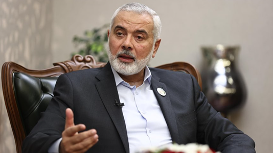 Hamas a primit o nouă propunere de încetare a focului, afirmă Ismail Haniyeh