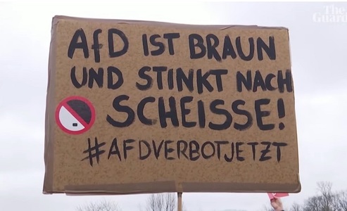 Aproximativ 200.000 de persoane au protestat în toată Germania faţă de partidul de extremă dreapta AfD - VIDEO