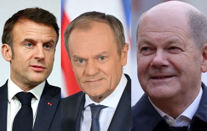 Scholz, Macron şi Tusk se întâlnesc de urgenţă la Berlin pentru a-şi rezolva divergenţele în legătură cu Ucraina