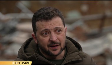 Zelenski avertizează, într-un interviu filmat printre ruine: Fără ajutorul imediat al SUA, Putin va împinge rapid războiul pe teritoriul NATO. "Chiar şi mâine, rachetele pot zbura spre orice stat" - FOTO