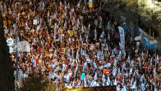 Protest masiv la Ierusalim faţă de guvernul Netanyahu - VIDEO