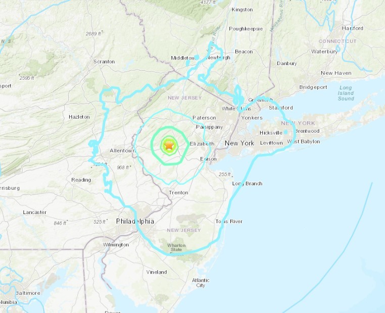 UPDATE - Cutremur de suprafaţă pe coasta de nord-est a SUA, care a zguduit clădirile din New York până în Boston / Este cel mai puternic seism din ultimii 40 de ani în această zonă, unde cutremurele sunt rare