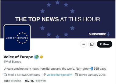 "Sper ca Ucraina să piardă": Ce au spus europarlamentarii care au apărut la canalului de propagandă rusă Voice of Europe, aflat în centrul unei investigaţii - analiză POLITICO