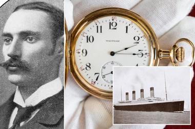 Ceasul celui mai bogat pasager de pe Titanic a fost vândut la licitaţie pentru o sumă record