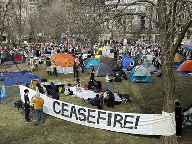 Studenţii instalează tabere pro-palestiniene în marile universităţi canadiene