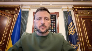 Zelenski, mesaj de Paşte: Dumnezeu are steagul ucrainean pe umăr. Cu un astfel de aliat, viaţa va învinge în faţa morţii - VIDEO