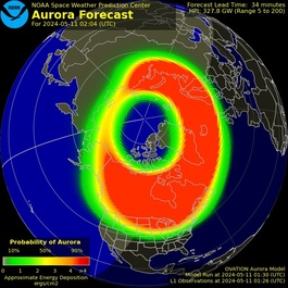 Furtună solară intensă, care ar putea persista şi în weekend. Cercetător: Aurora boreală, ”cadoul” făcut de vremea spaţială / Imagini spectaculoase din întreaga emisferă nordică, inclusiv din România, distribuite pe reţelele sociale - FOTO
