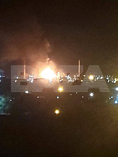 O dronă lansată din Ucraina a provocat un incendiu la rafinăria rusă din Volgograd, potrivit guvernatorului regional