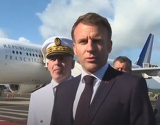 Poliţia franceză va rămâne în Noua Caledonie cât timp va fi necesar, anunţă Macron care a ajuns în teritoriul de peste mări afectat de revolte 