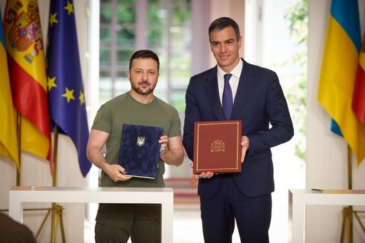 Preşedintele Volodimir Zelenski a semnat un acord bilateral de securitate cu Spania, în cadrul vizitei la Madrid: Ajutor militar de 1 miliard de euro acordat Ucrainei în acest an