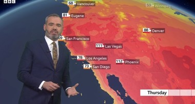 O cupolă de căldură aduce vreme periculoasă în sud-vestul SUA