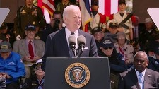 "Nu vom abandona" Ucraina în faţa "tiranului" rus, promite Joe Biden în discursul de la ceremoniile Debarcării din Normandia - VIDEO
