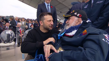 Întîlnire emoţionantă între Zelenski şi veterani americani la Omaha Beach, la 80 de ani de la Debarcarea în Normandia