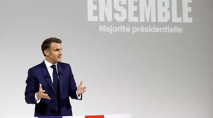 AFP: Macron îndeamnă la ”adunare” pentru învingerea celor ”două extreme”. ”Nu vreau să dau cheile puterii extremei drepte în 2027”