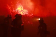 Evacuări şi mii de hectare devastate de incendii de vegetaţie în comitatul Los Angeles