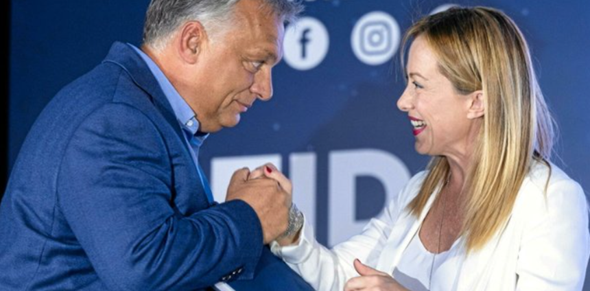 Le Point: Giorgia Meloni şi Viktor Orban nu fac alianţă, între altele din cauza AUR